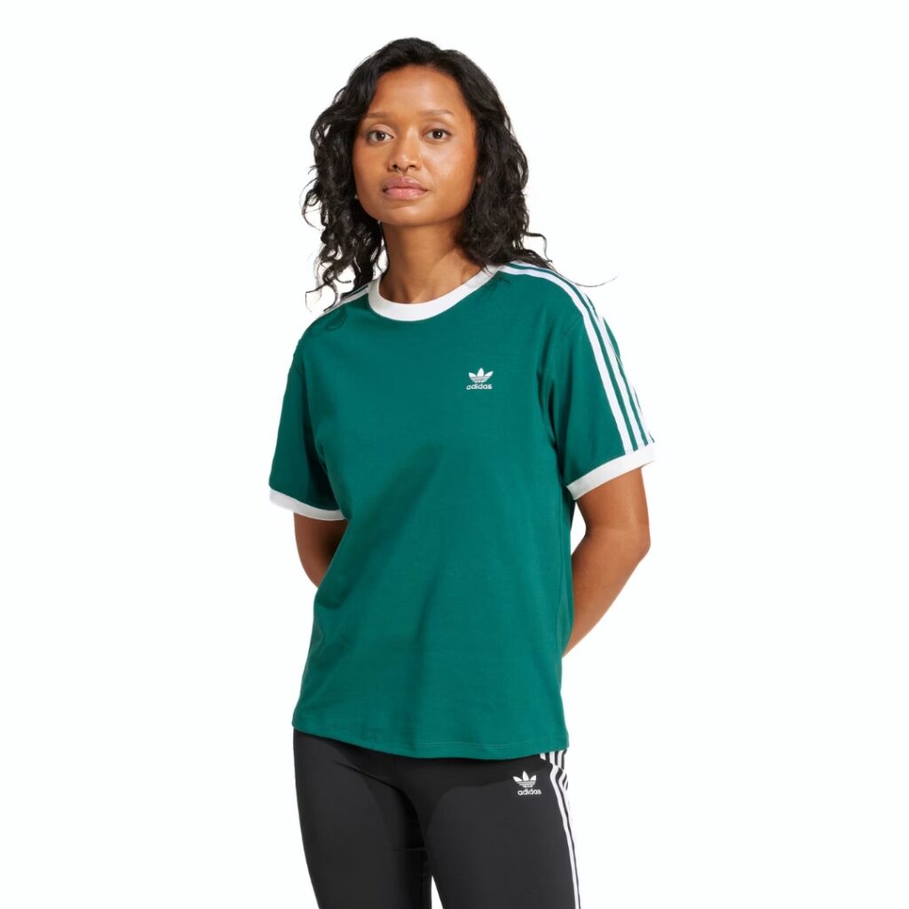 Adidas T-shirt 3-Stripes - Collegiate Green