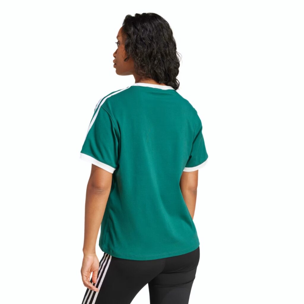Adidas T-shirt 3-Stripes - Collegiate Green - immagine 3