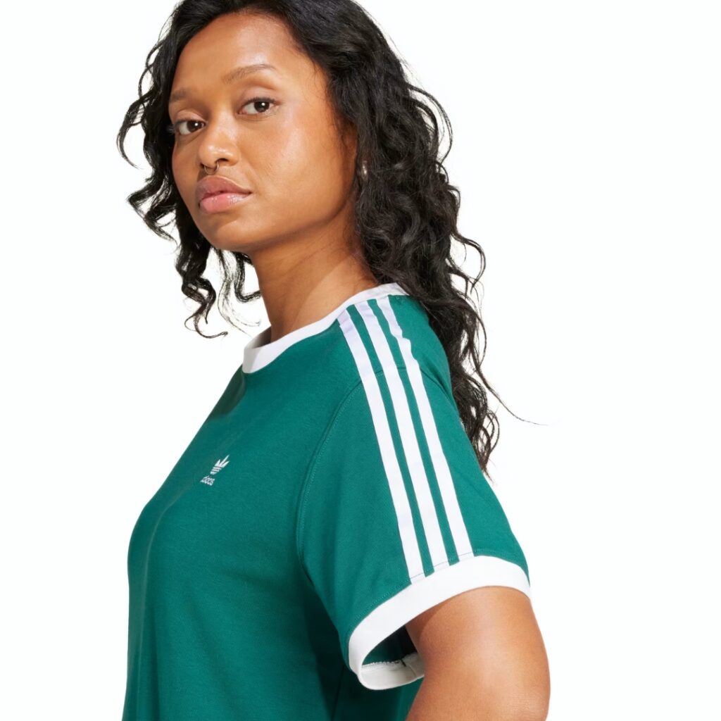 Adidas T-shirt 3-Stripes - Collegiate Green - immagine 2