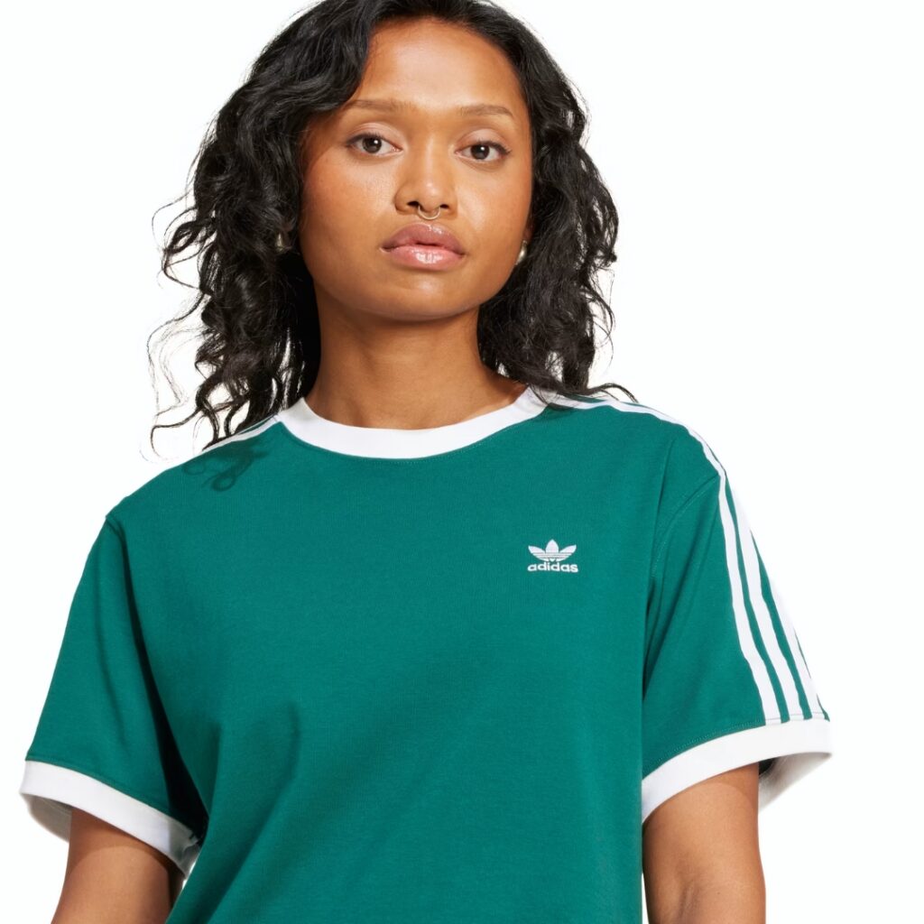 Adidas T-shirt 3-Stripes - Collegiate Green - immagine 5