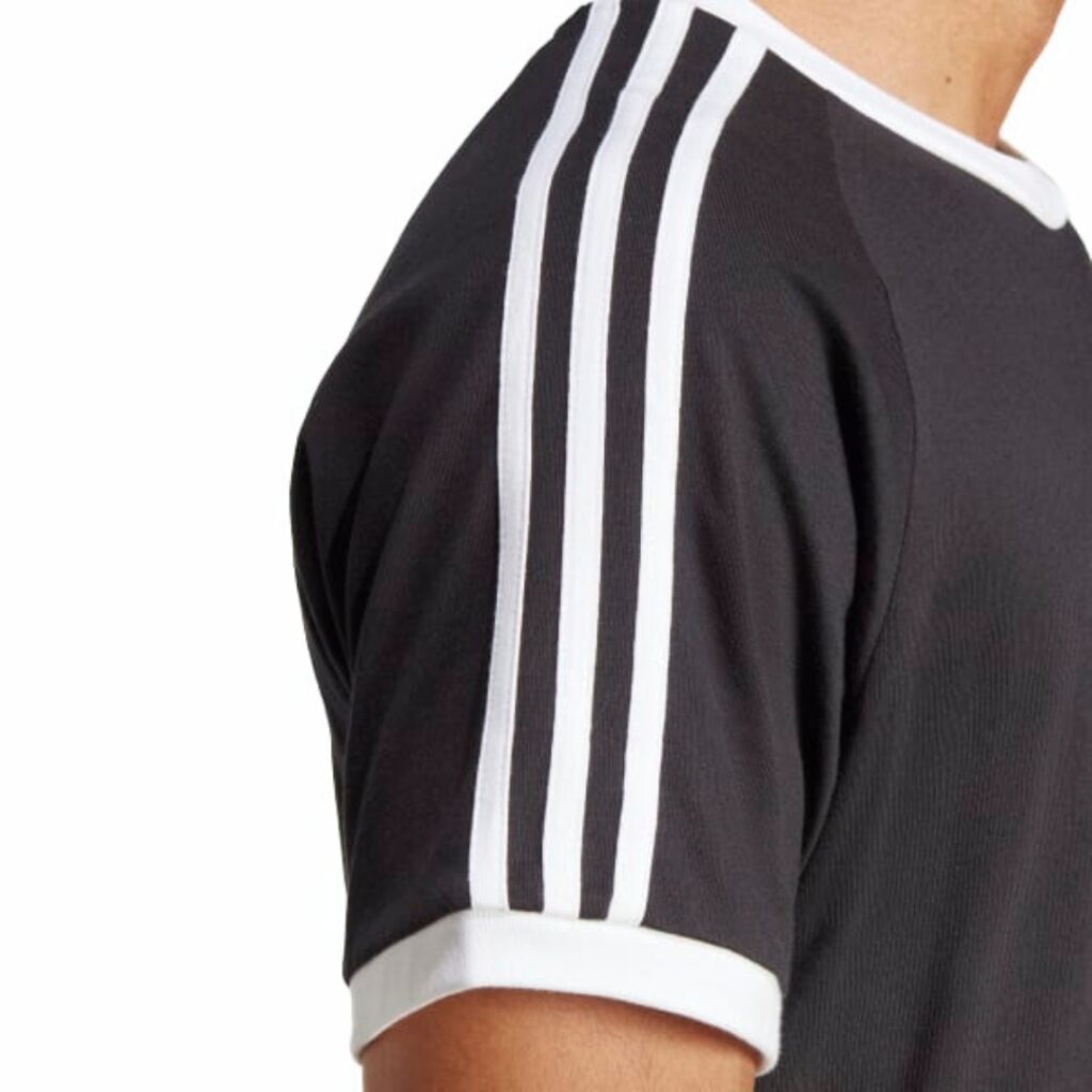 Adidas T-shirt Adicolor Classic 3-Stripes - Black - immagine 3