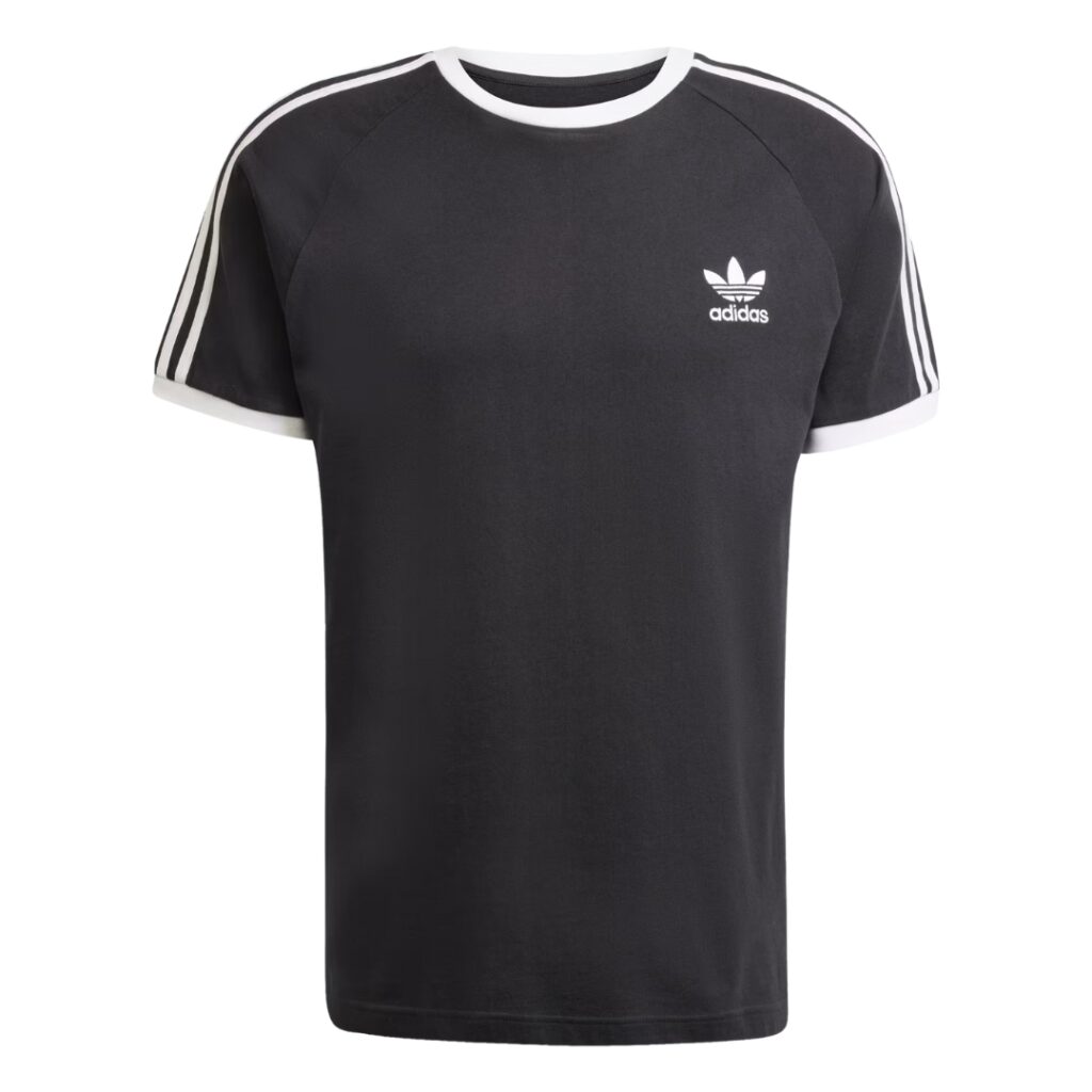 Adidas T-shirt Adicolor Classic 3-Stripes - Black - immagine 4