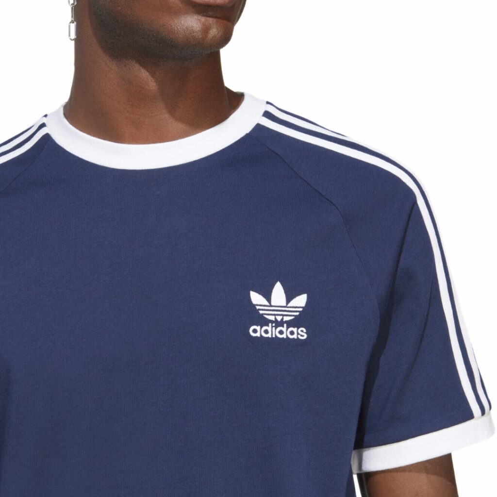 Adidas T-shirt Adicolor Classic 3-Stripes - Night Indigo - immagine 2
