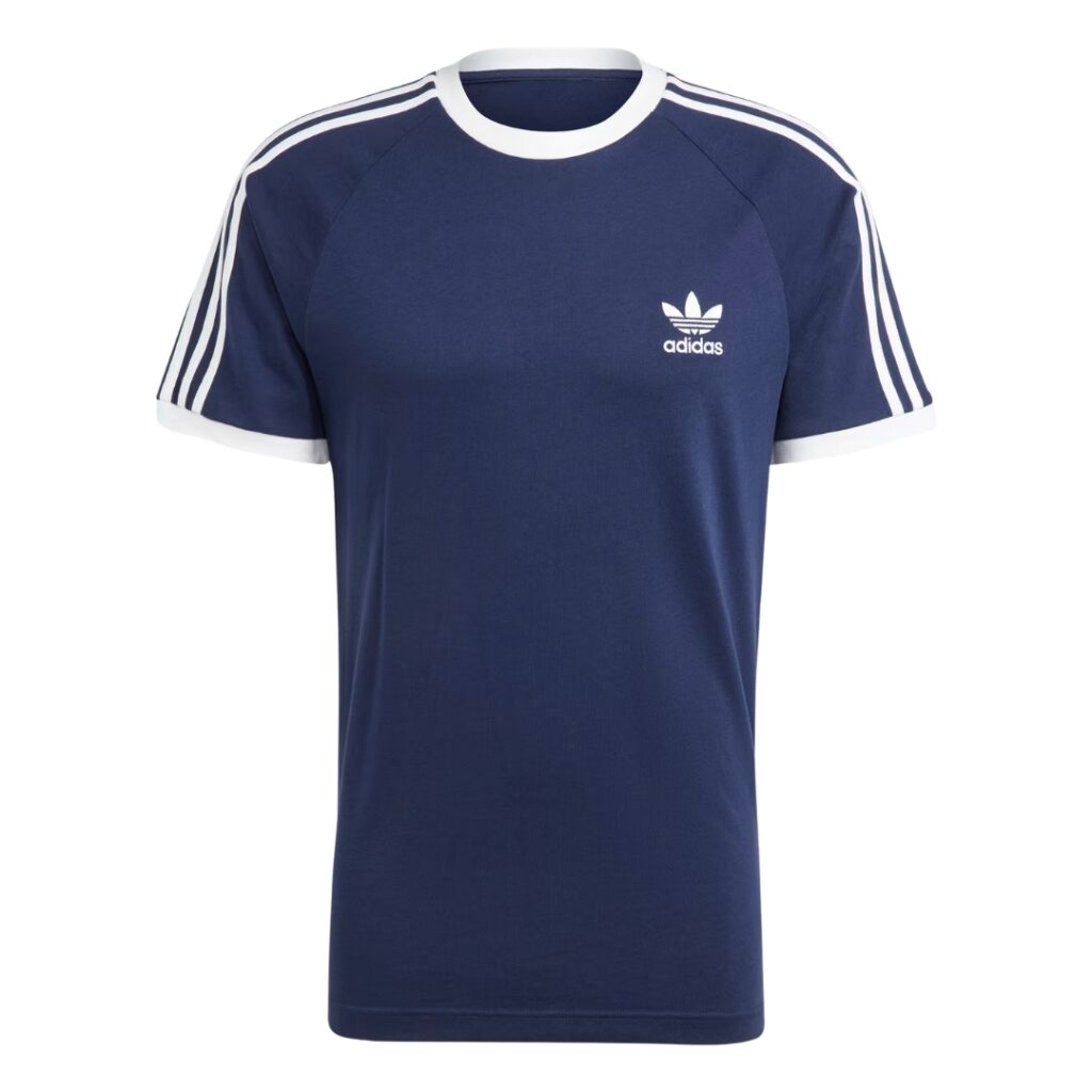 Adidas T-shirt Adicolor Classic 3-Stripes - Night Indigo - immagine 3