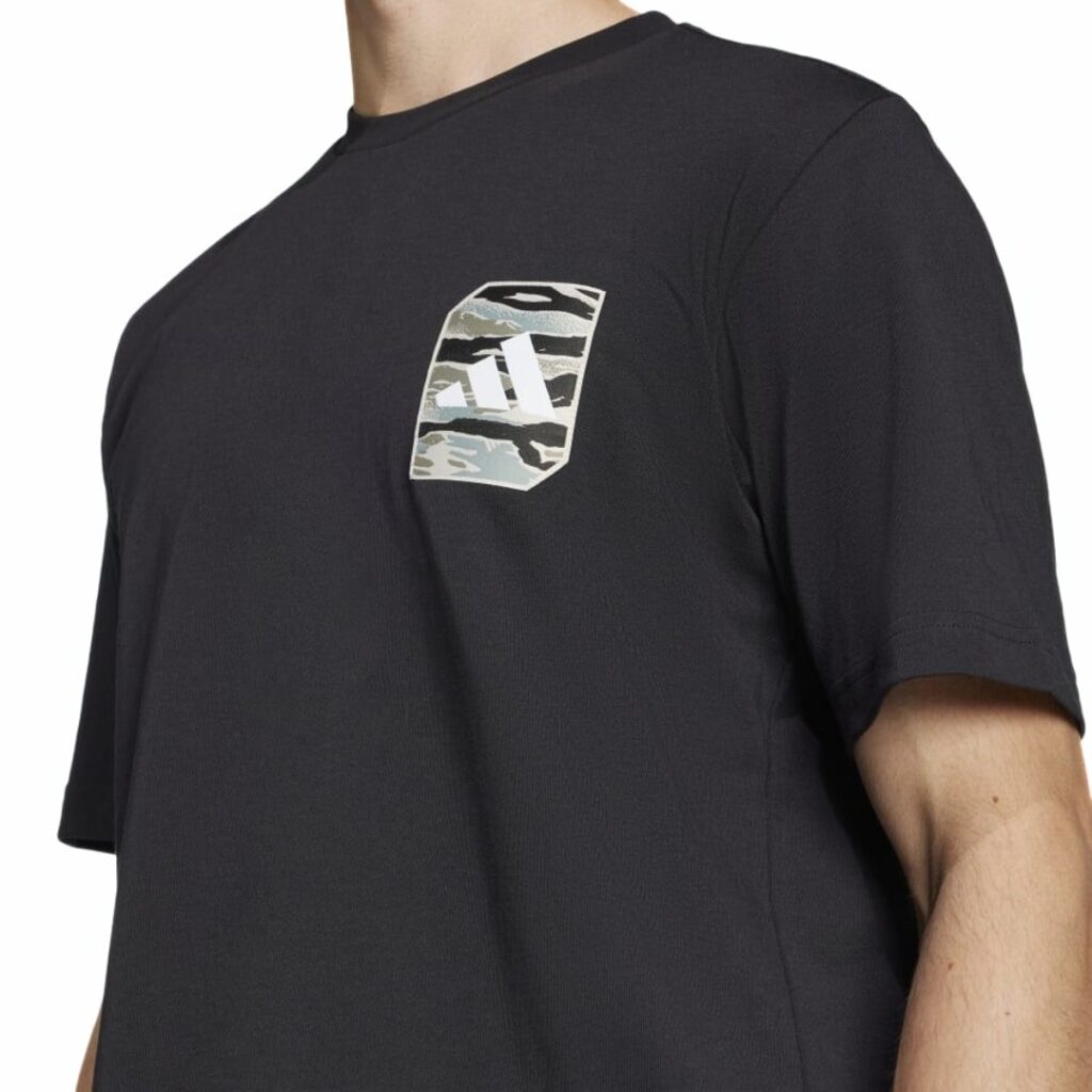 Adidas T-shirt Camo Graphic - Black - immagine 2
