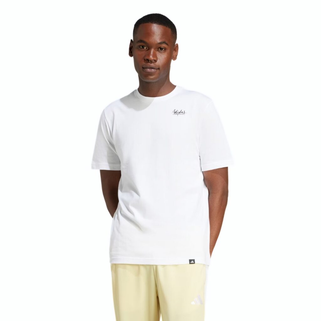 Adidas T-shirt Lounge Still Life Bowl Graphic - White - immagine 3