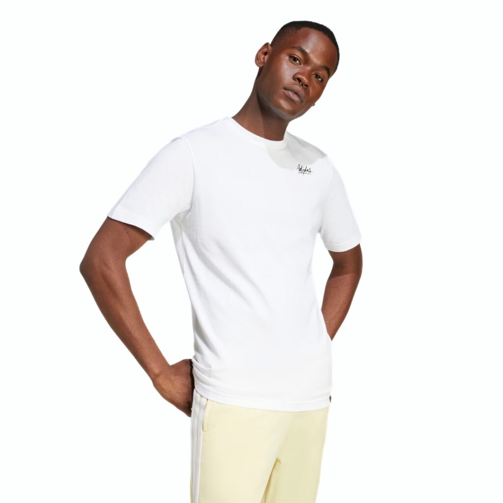 Adidas T-shirt Lounge Still Life Bowl Graphic - White - immagine 4