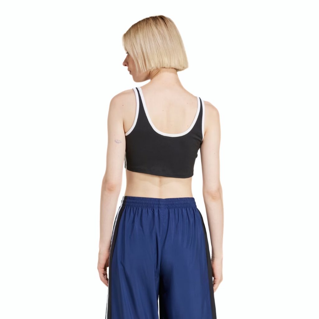 Adidas Top Adicolor 3-Stripes - Black - immagine 3
