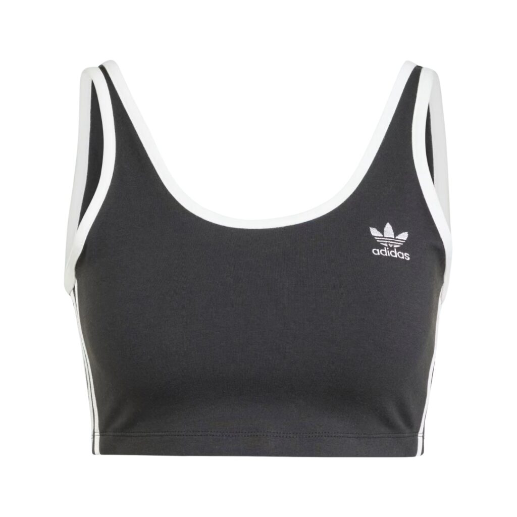 Adidas Top Adicolor 3-Stripes - Black - immagine 5