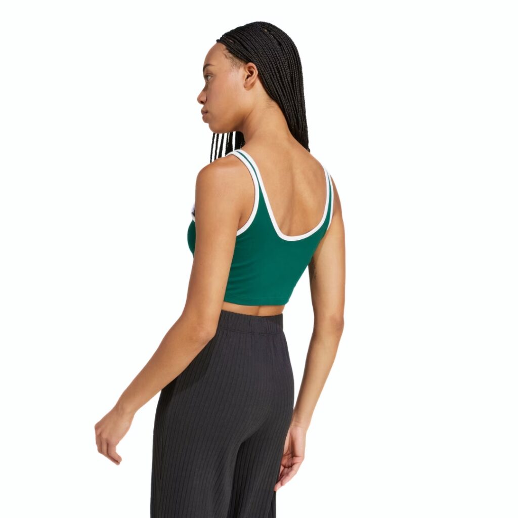 Adidas Top Adicolor 3-Stripes - Collegiate Green - immagine 4