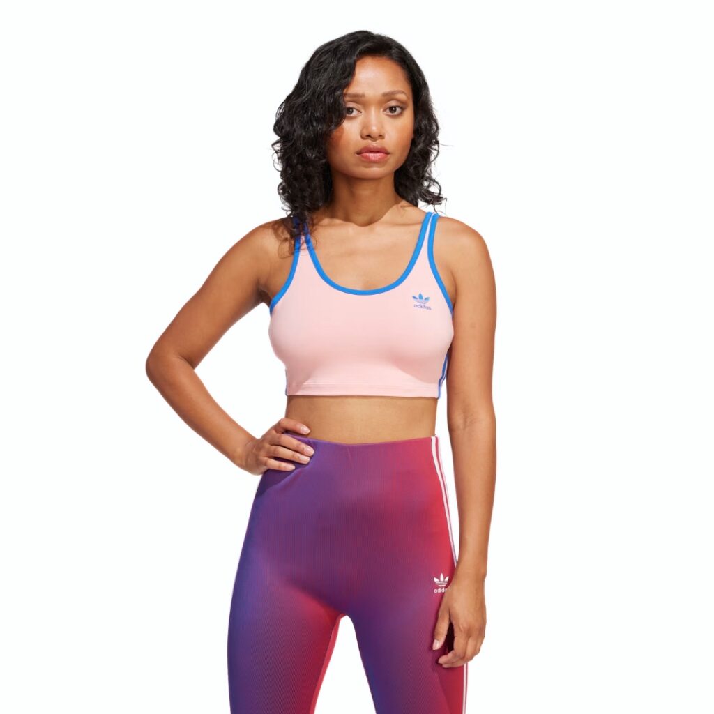 Adidas Top Adicolor 3-Stripes - Semi Pink Spark/Blue