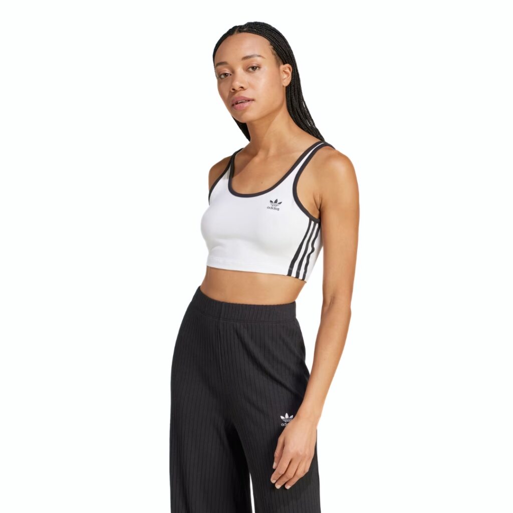 Adidas Top Adicolor 3-Stripes - White/Black