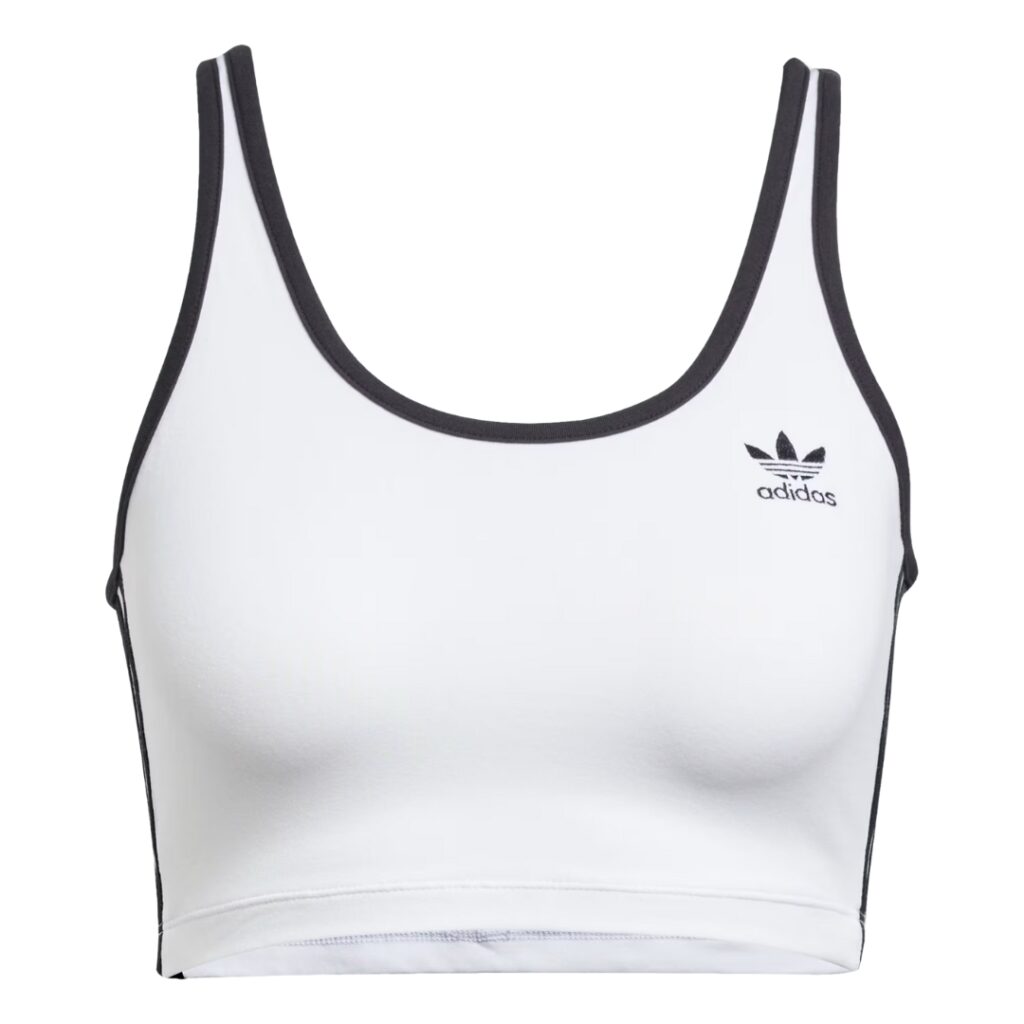 Adidas Top Adicolor 3-Stripes - White/Black - immagine 5