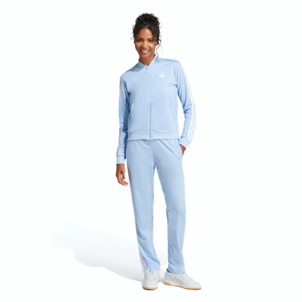 Adidas Tuta Essentials 3-Stripes - Glow Blue