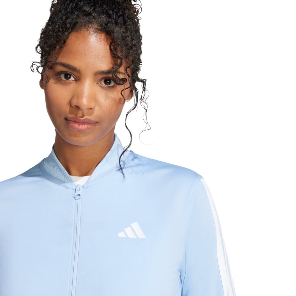 Adidas Tuta Essentials 3-Stripes - Glow Blue - immagine 3