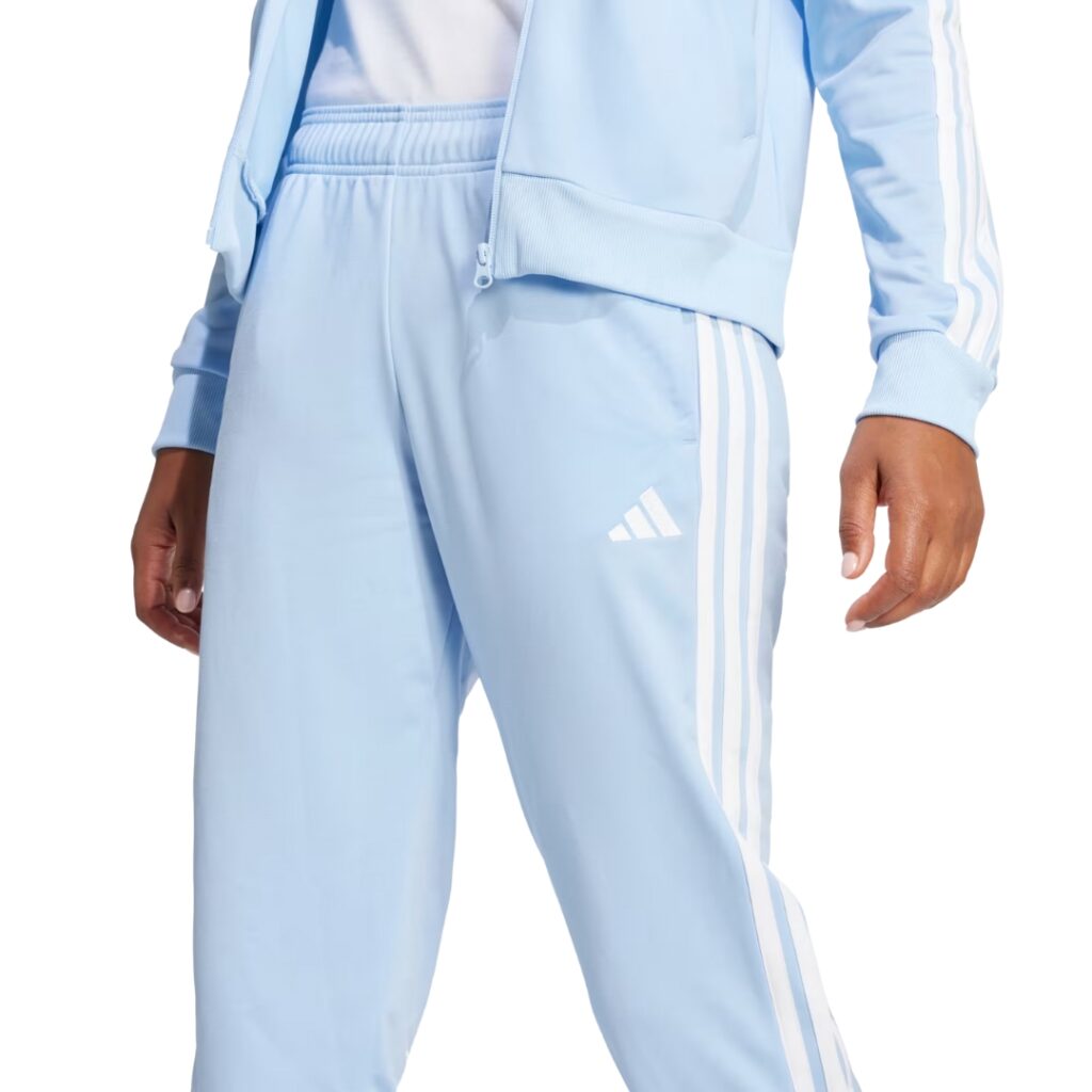 Adidas Tuta Essentials 3-Stripes - Glow Blue - immagine 4