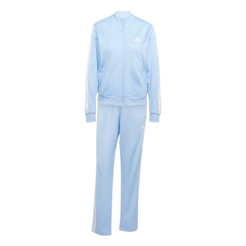 Adidas Tuta Essentials 3-Stripes - Glow Blue - immagine 5