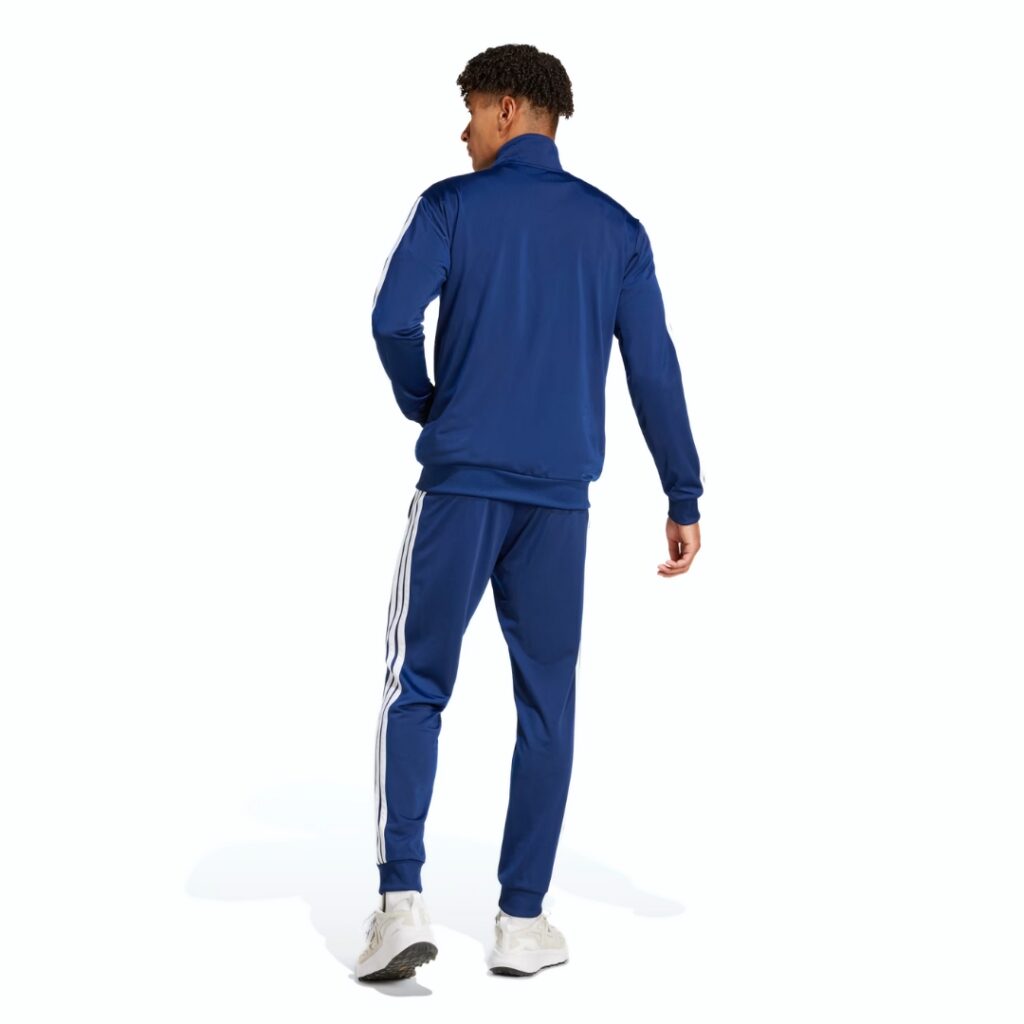 Adidas Tuta Sportswear Basic 3-Stripes Tricot - Dark Blue - immagine 2