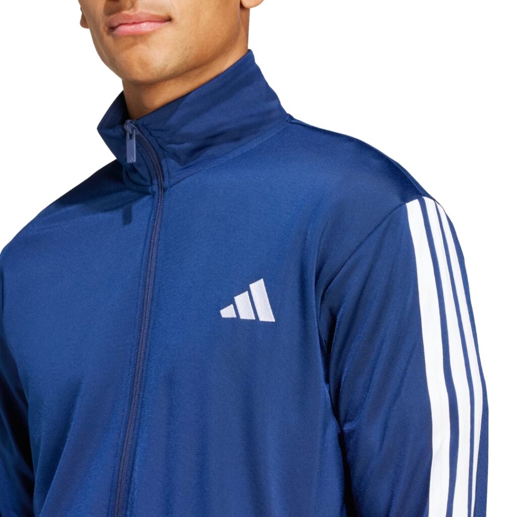 Adidas Tuta Sportswear Basic 3-Stripes Tricot - Dark Blue - immagine 3
