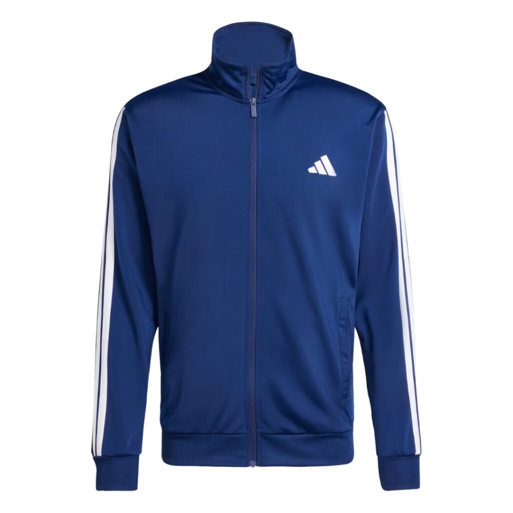 Adidas Tuta Sportswear Basic 3-Stripes Tricot - Dark Blue - immagine 5