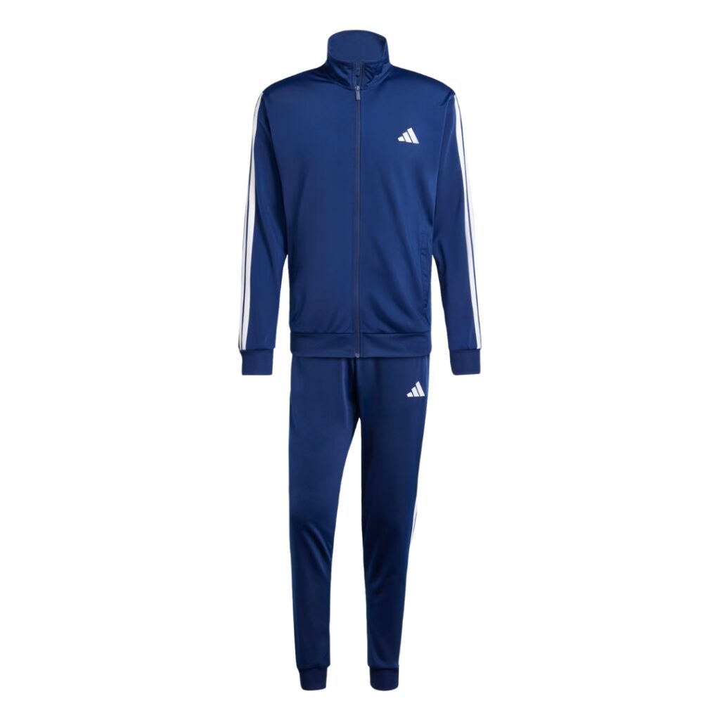 Adidas Tuta Sportswear Basic 3-Stripes Tricot - Dark Blue - immagine 6
