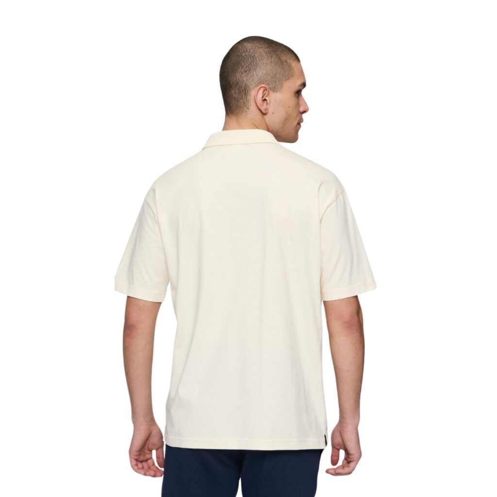 Fila BURFORD Polo Oversize - Antique White - immagine 4