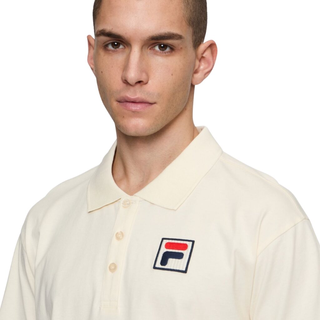 Fila BURFORD Polo Oversize - Antique White - immagine 2