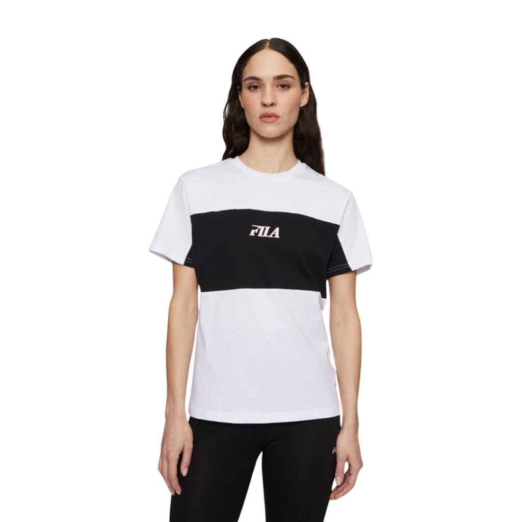 Fila T-Shirt LAARINE - Bright White/Black