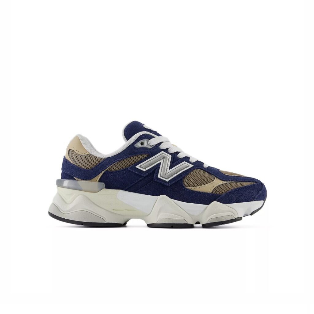 New Balance 9060 J - Navy/Mushroom