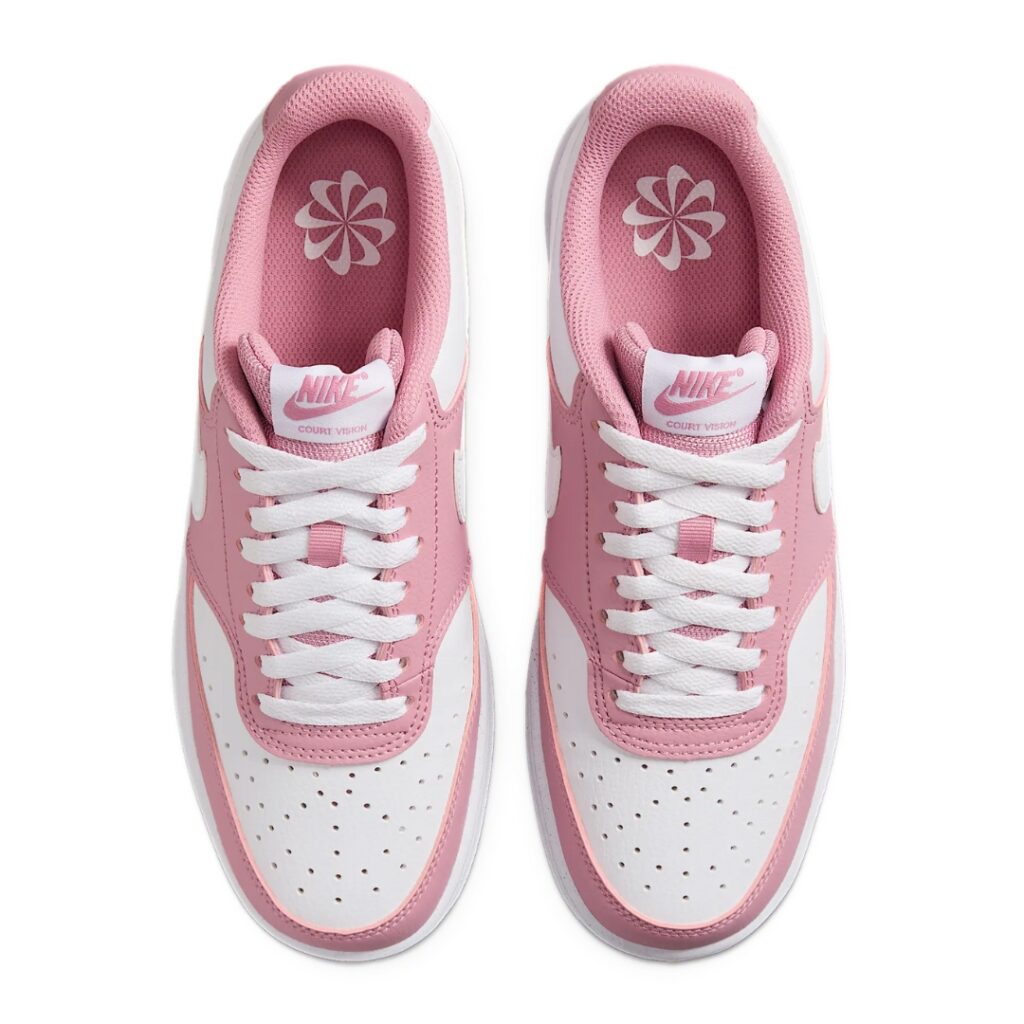 Nike Court Vision Low Next Nature - Elemental Pink/Bianco - immagine 6