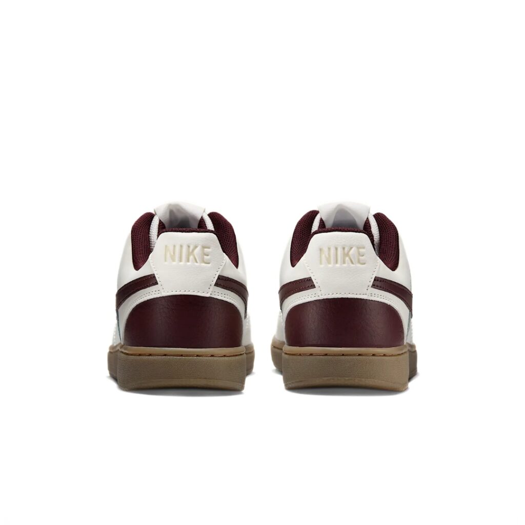 Nike Court Vision Low - Sail/Khaki/Gum Dark Brown/Burgundy Crush - immagine 5