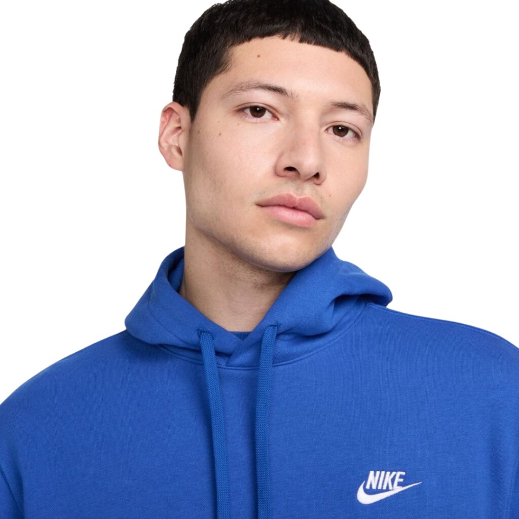 Nike Sportswear Club Felpa Con Cappuccio - Blue - immagine 3