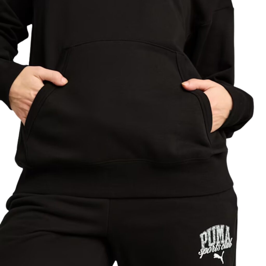 Puma CLASS Felpa Con Cappuccio - Black - immagine 3