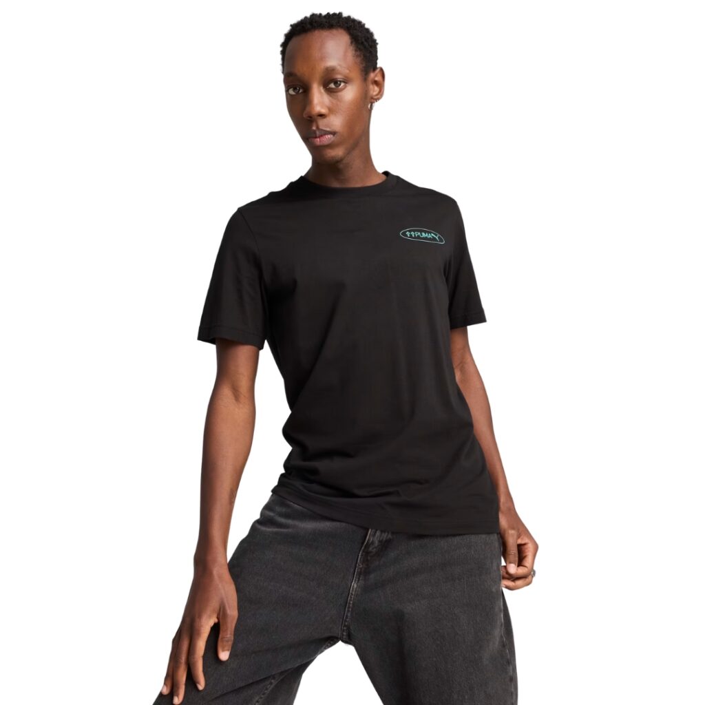 Puma T-shirt grafica 3 Circles - Black - immagine 2