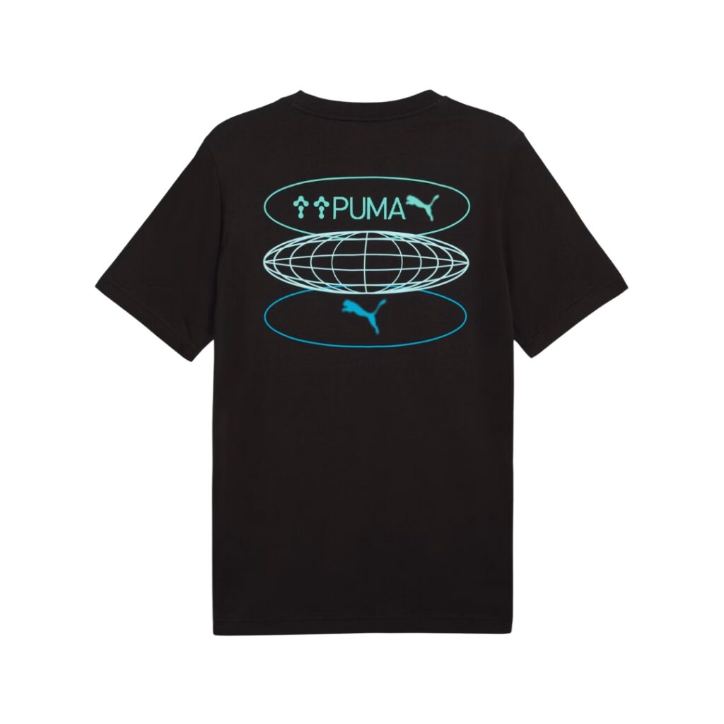 Puma T-shirt grafica 3 Circles - Black - immagine 3