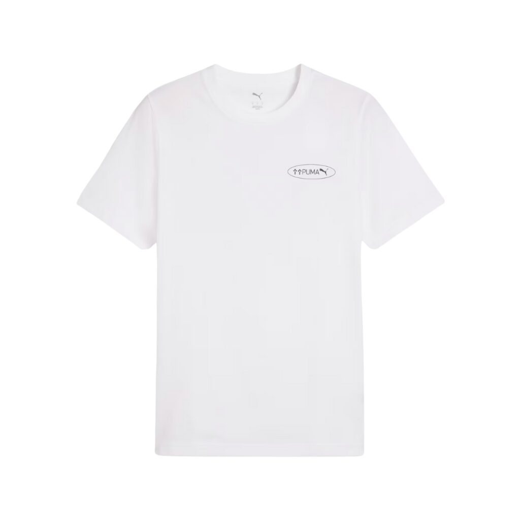 Puma T-shirt grafica 3 Circles - White - immagine 3