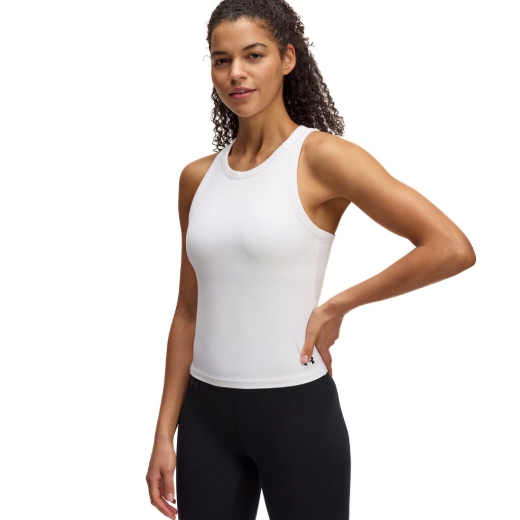 UnderArmour Canotta Motion High Neck - White/Black