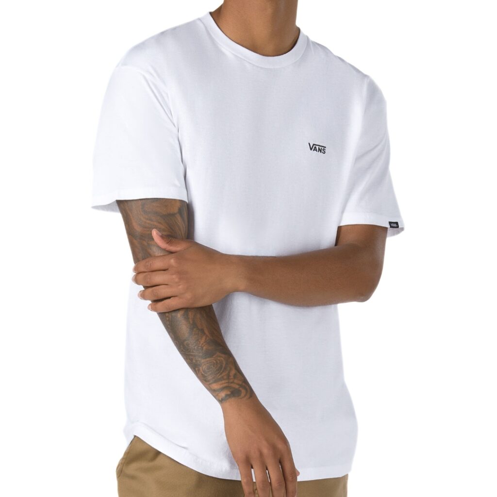 Vans T-shirt Chest Logo – White