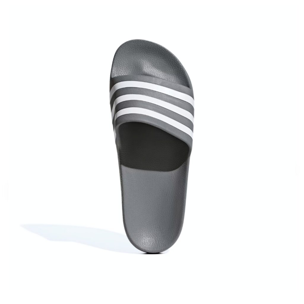 Adidas Ciabatte Adilette Aqua - Grey Three/Cloud White - immagine 4