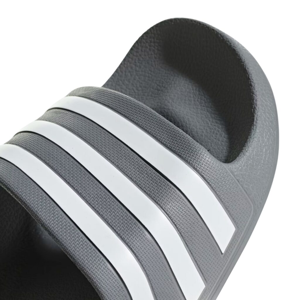 Adidas Ciabatte Adilette Aqua - Grey Three/Cloud White - immagine 3
