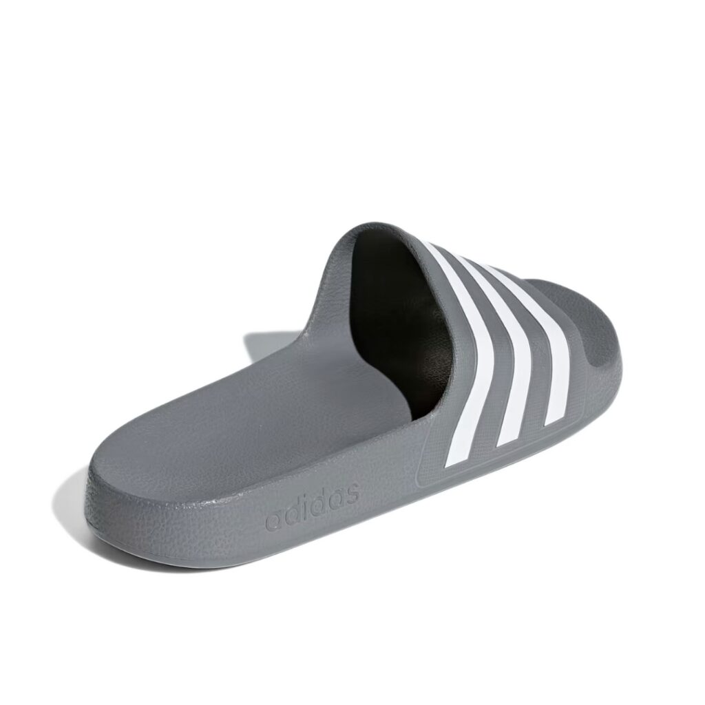 Adidas Ciabatte Adilette Aqua - Grey Three/Cloud White - immagine 5