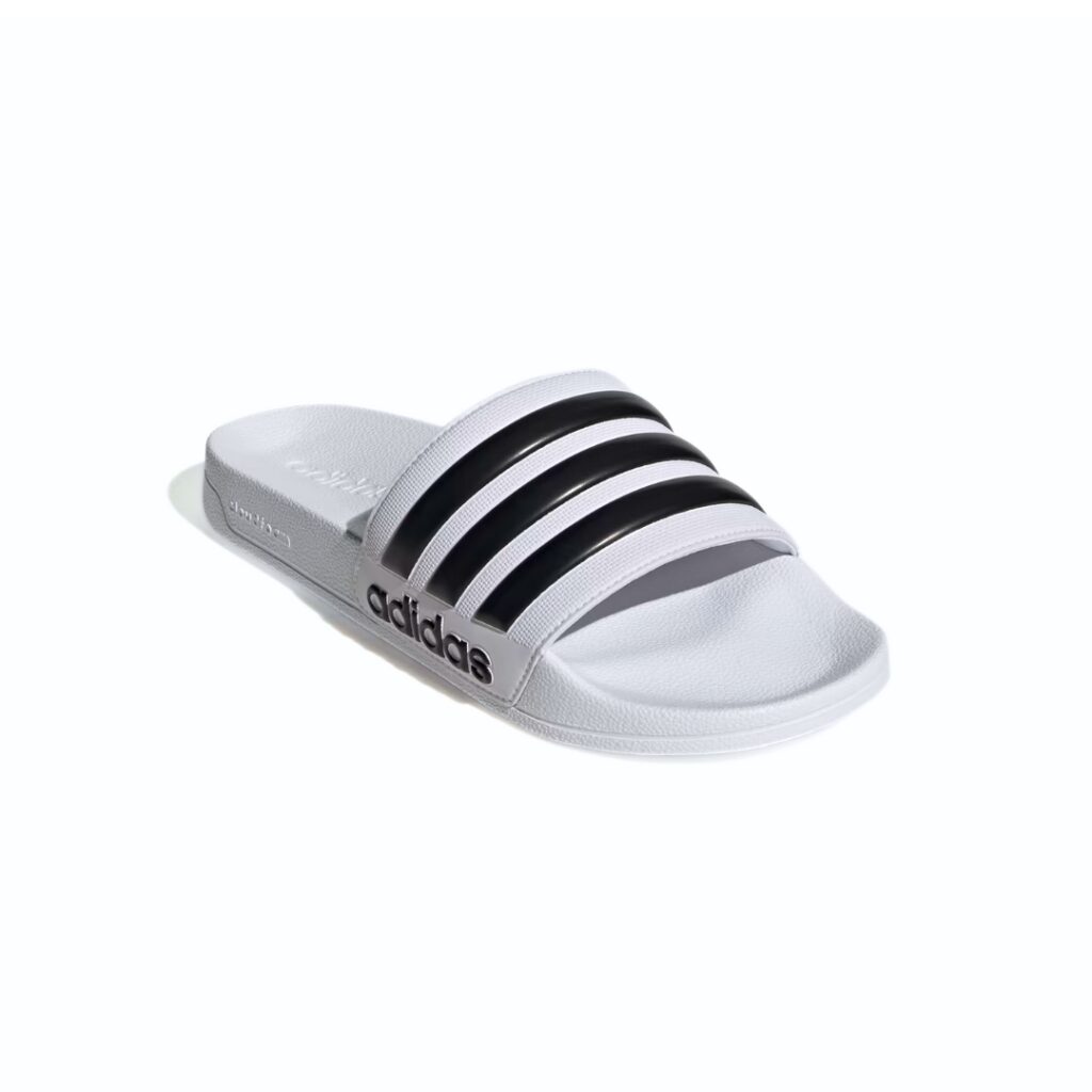 Adidas Ciabatte Adilette Shower - Cloud White/Core Black - immagine 2