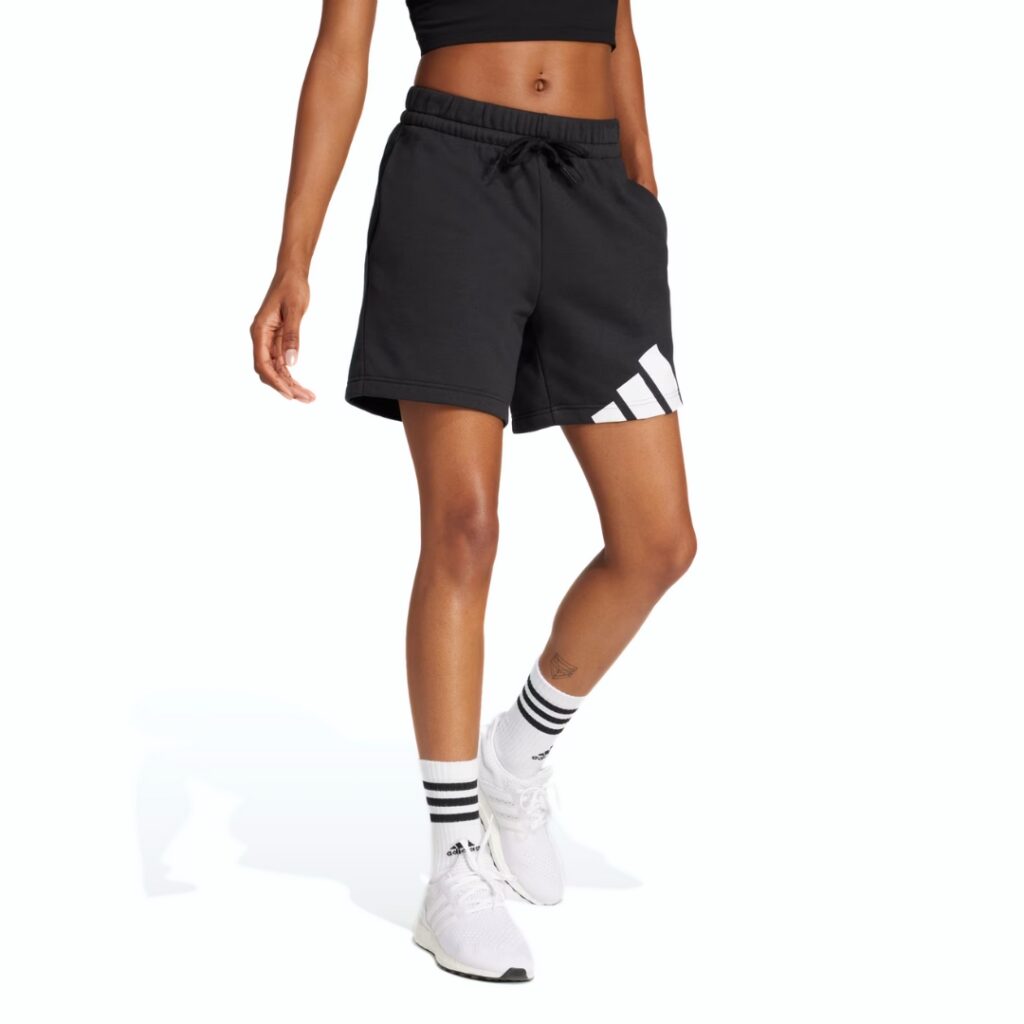 Adidas Shorts Big Logo - Black/White - immagine 2