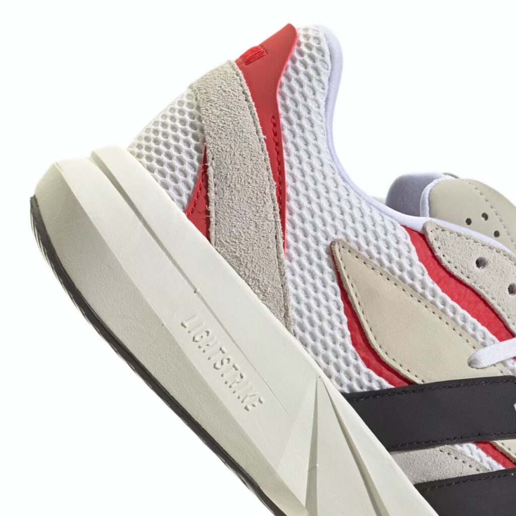 Adidas Lightblaze - Off White/Core Black/Better Scarlet - immagine 5