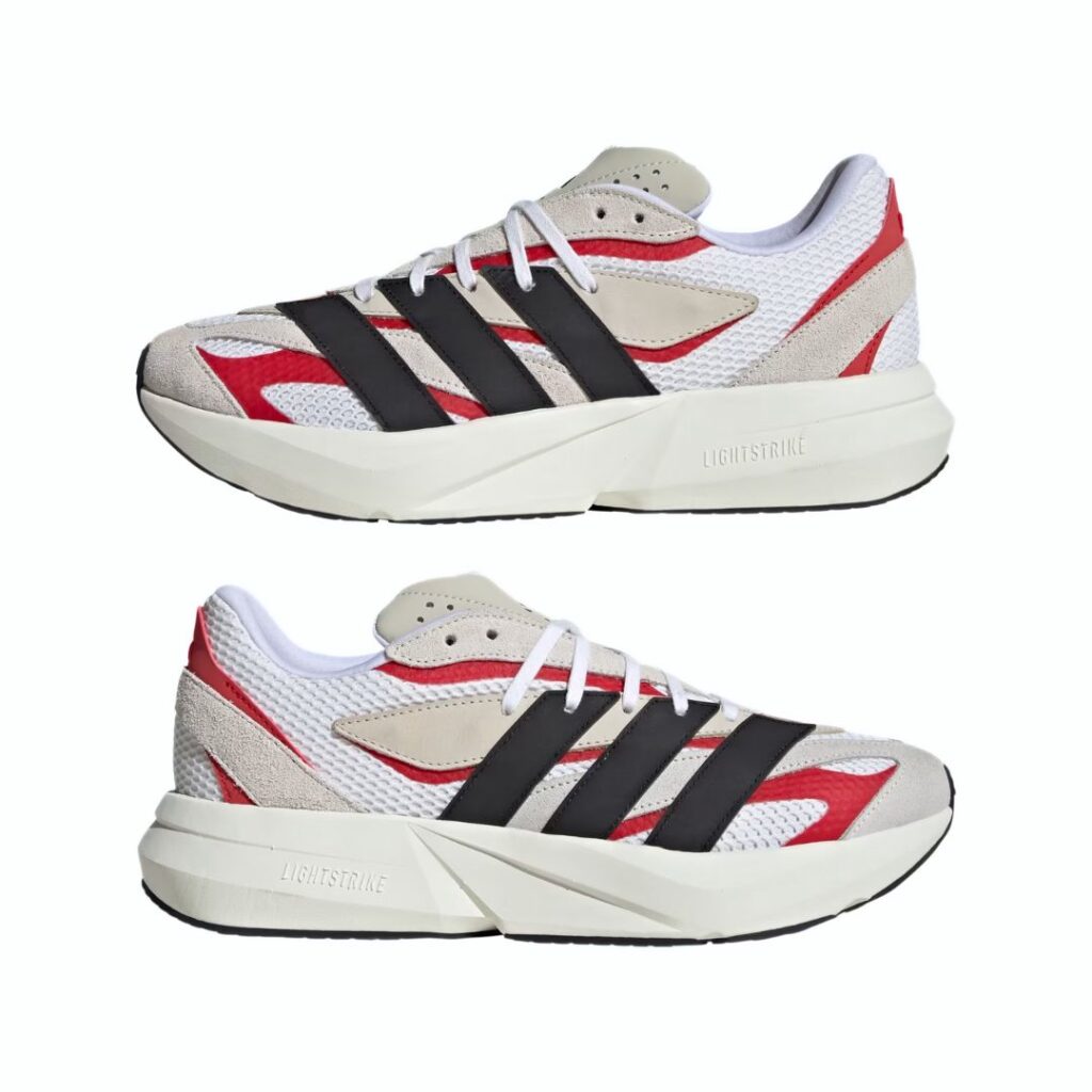 Adidas Lightblaze - Off White/Core Black/Better Scarlet - immagine 2