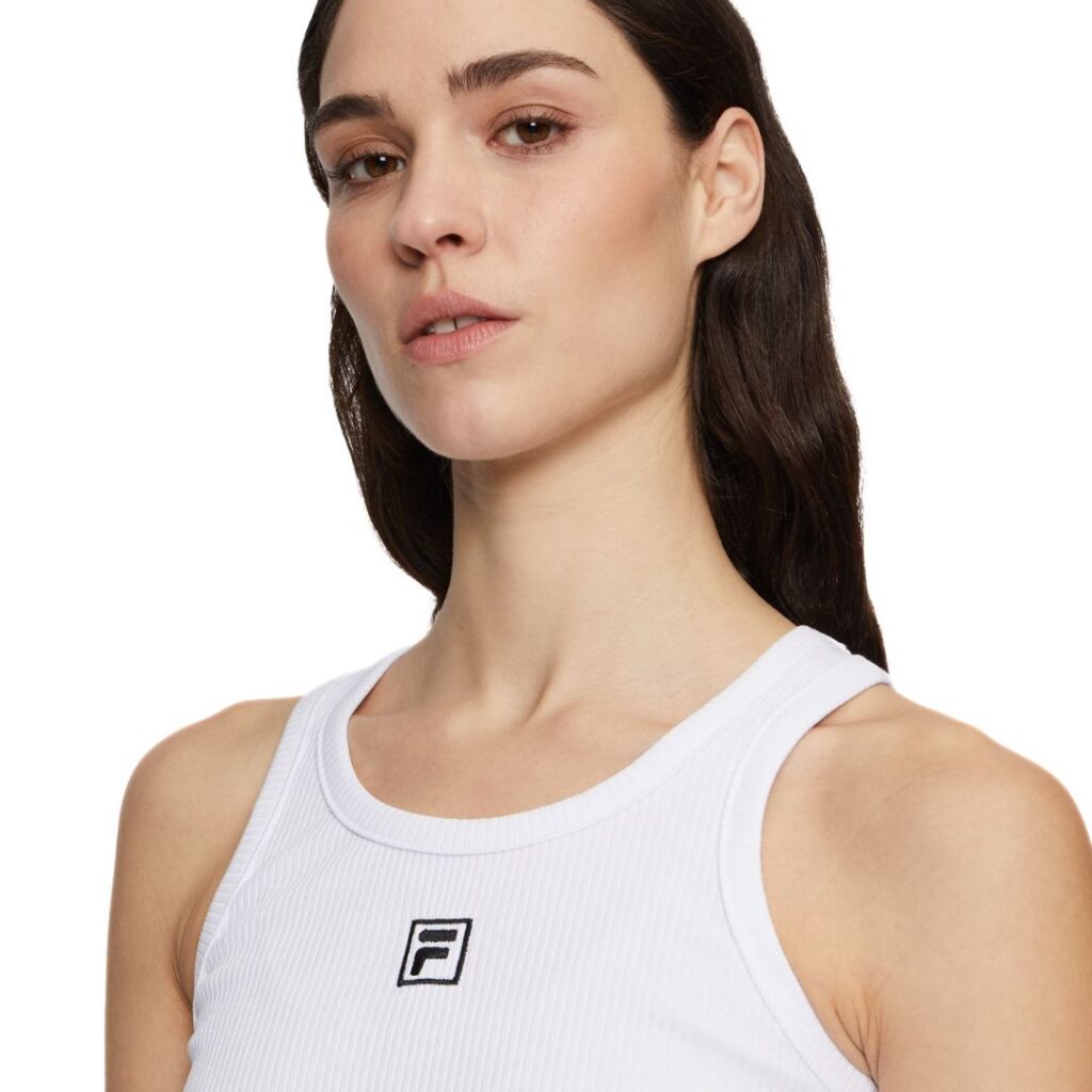 Fila Canotta A Coste - Bright White - immagine 3