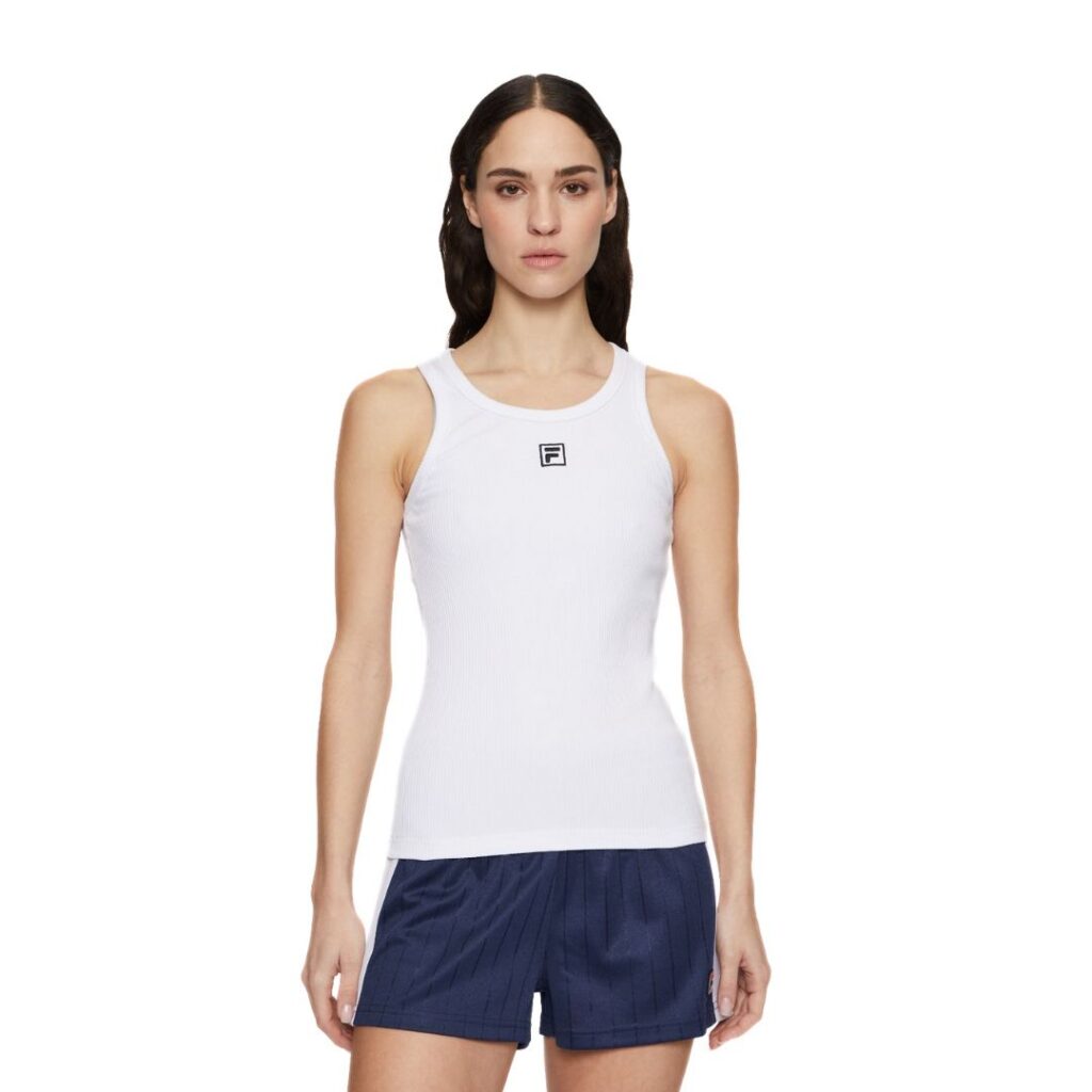 Fila Canotta A Coste - Bright White
