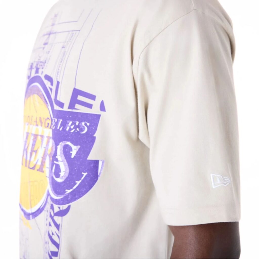 New Era T-Shirt Chicago Bulls Graphic - Beige - immagine 4