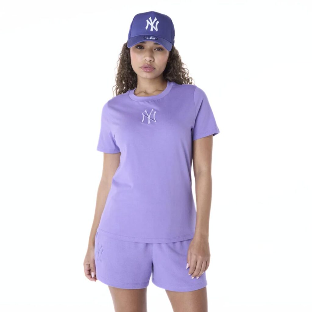 New Era T-Shirt New York Yankees - Lilla