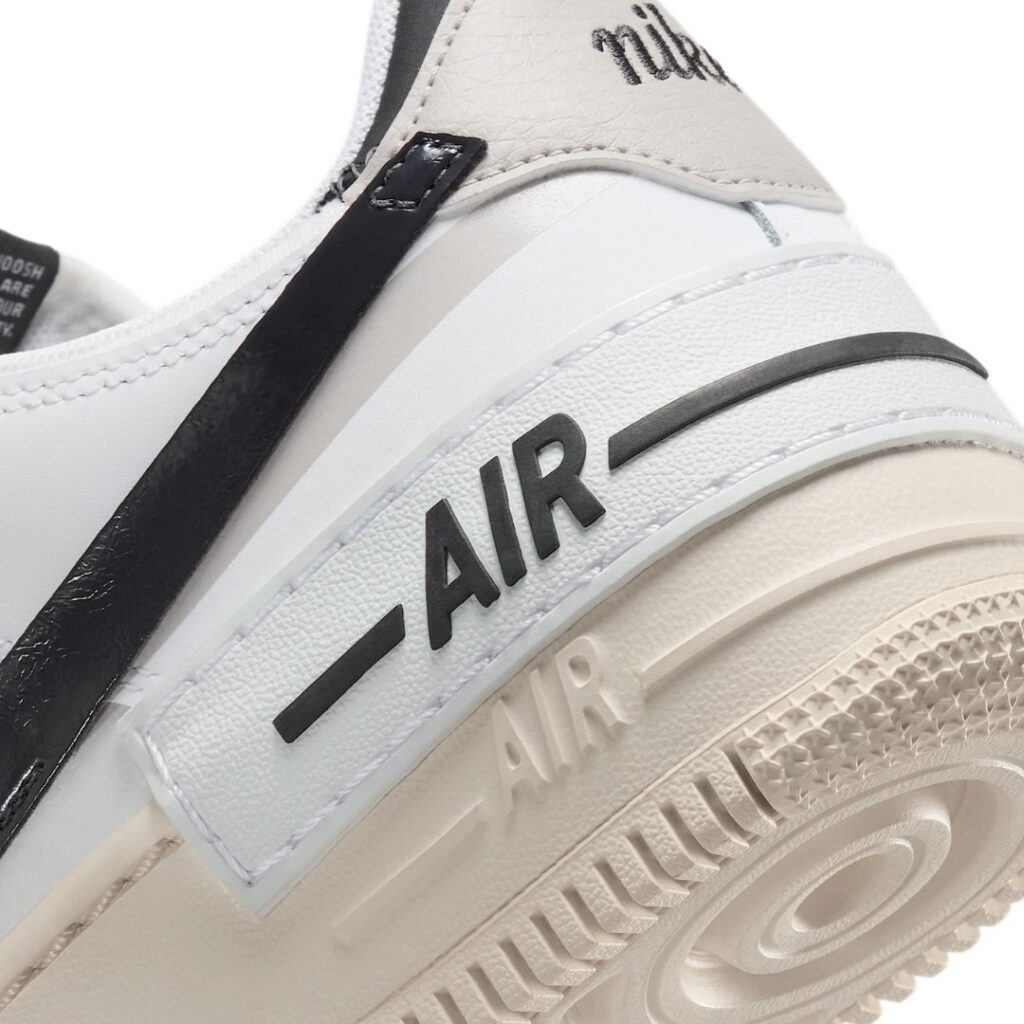 Nike Air Force 1 Shadow - White/College Grey/Platinum/Off Noir - immagine 3